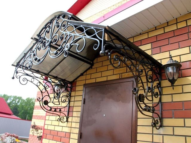 кованые и сварные козырьки Щелково